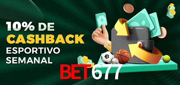 10% de bônus de cashback na bet677